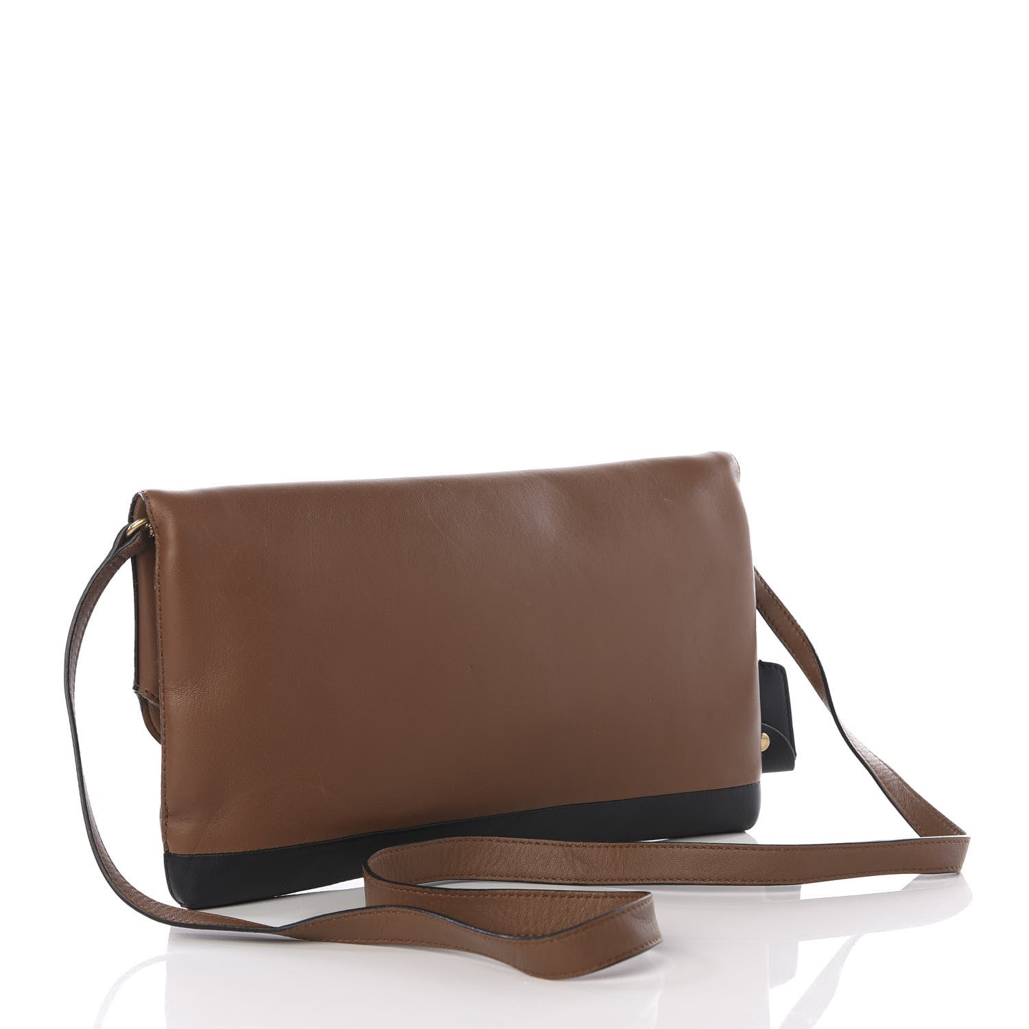Marc Jacobs Calfskin Doubles Jean Crossbody Chocolate Black 2 of 10