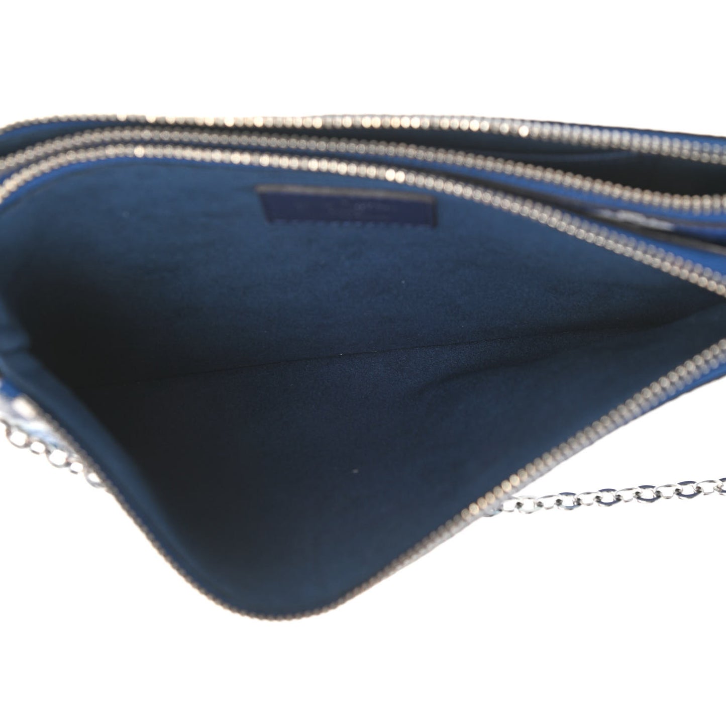 Monogram Giant Escale Double Zip Pochette Blue