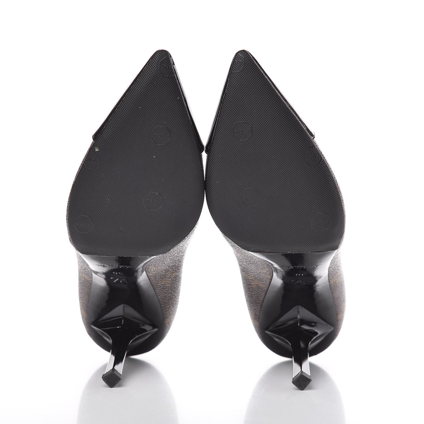 Patent Monogram Fetish Pumps 38