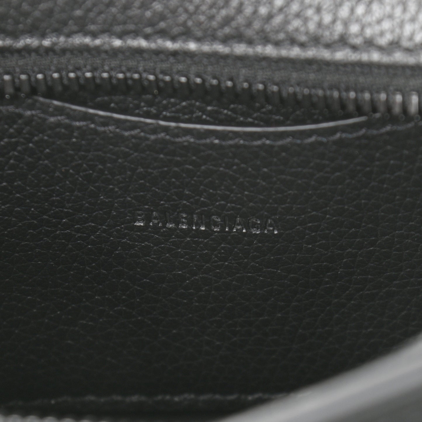 Grained Calfskin Neo Classic Black Hardware Nano City Crossbody Black