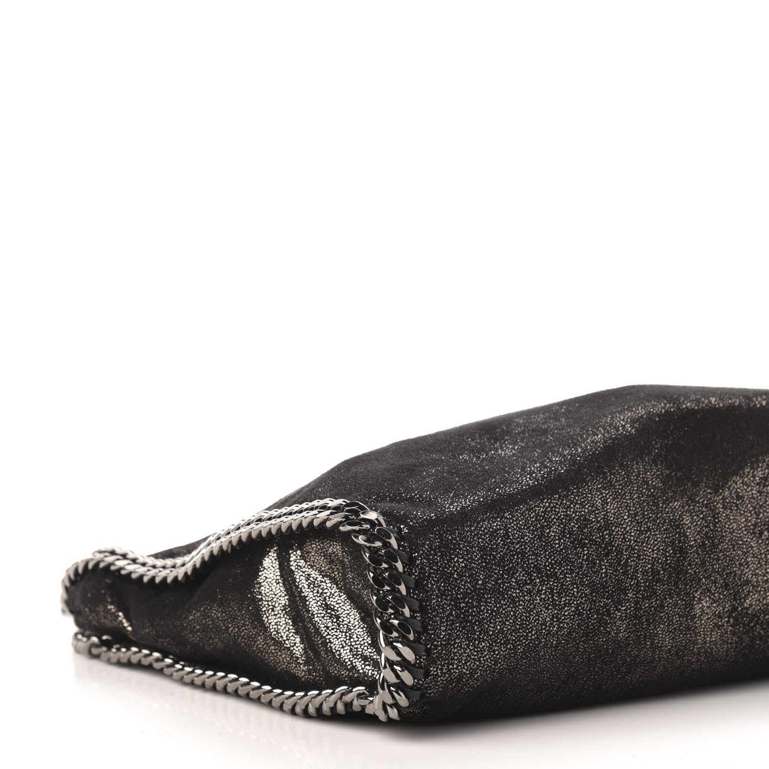 Stella McCartney Metallic Shaggy Deer Small Falabella Tote Black 8 of 10
