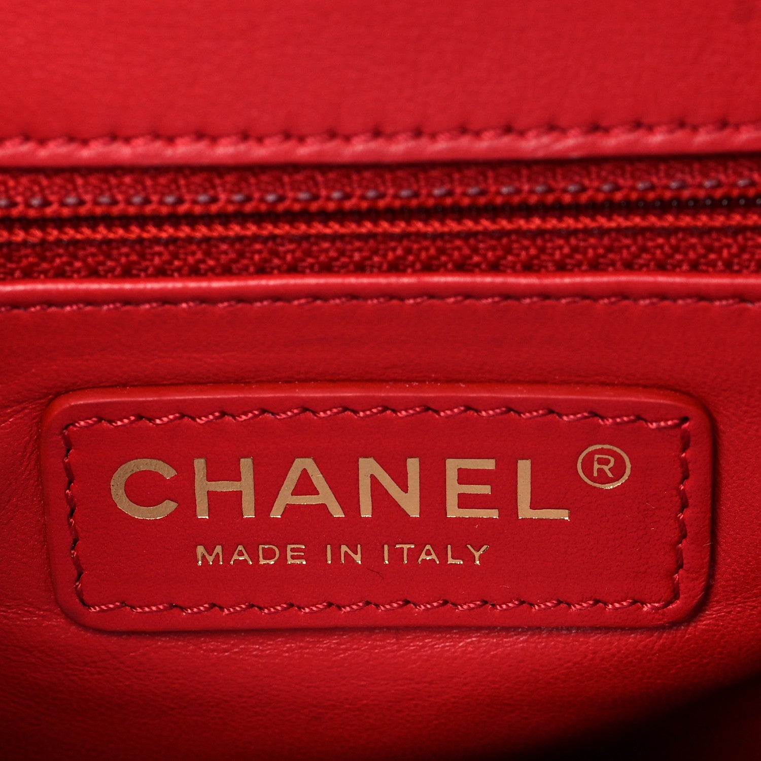 Chanel Lambskin Quilted Small Easy Carry Flap Red 5 of 9