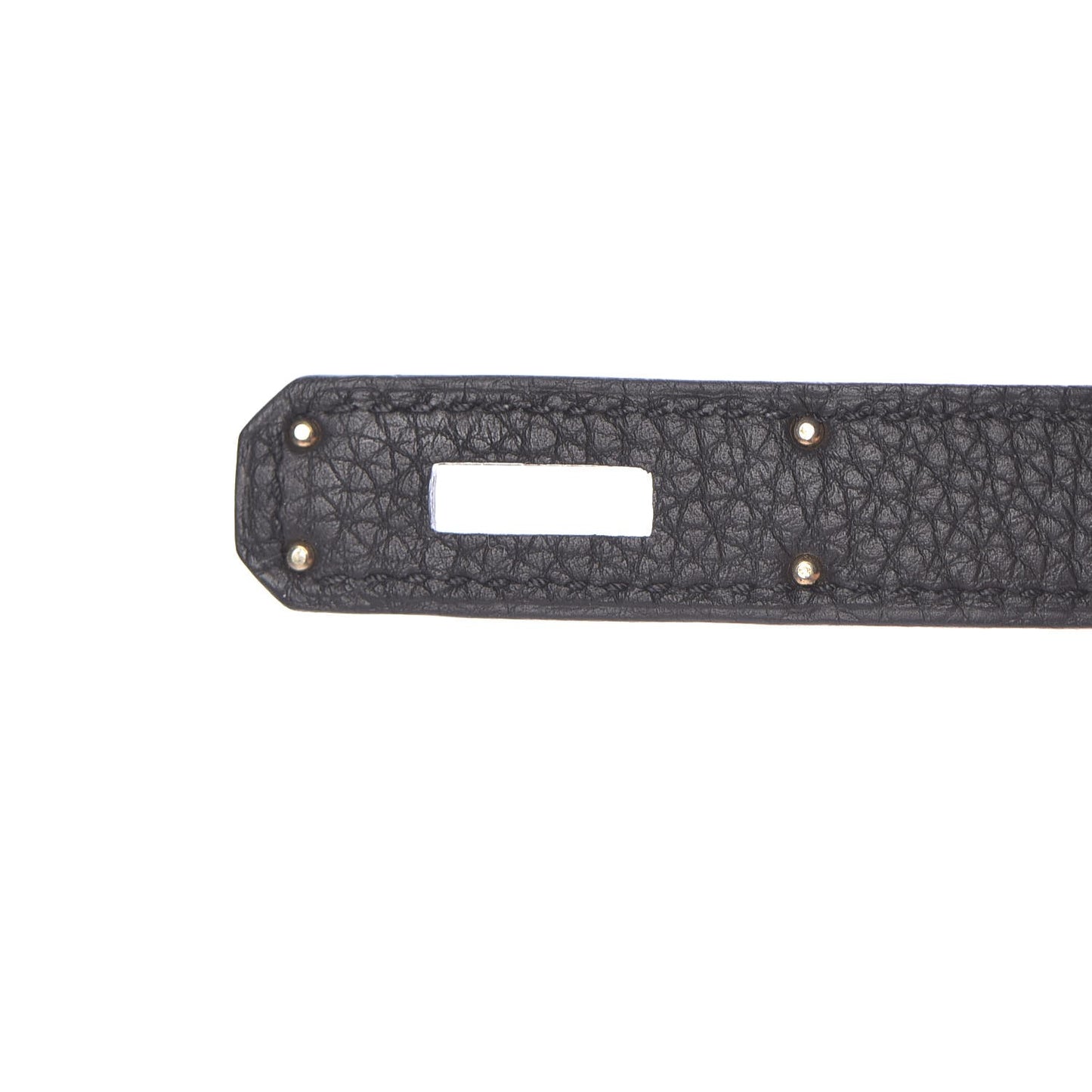 Togo Verso Kelly Retourne 35 Black Bleu Agate