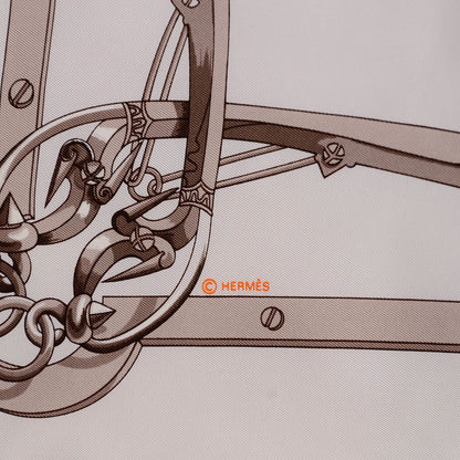 Hermes Silk Mors et Gourmettes Scarf 90 5 of 6