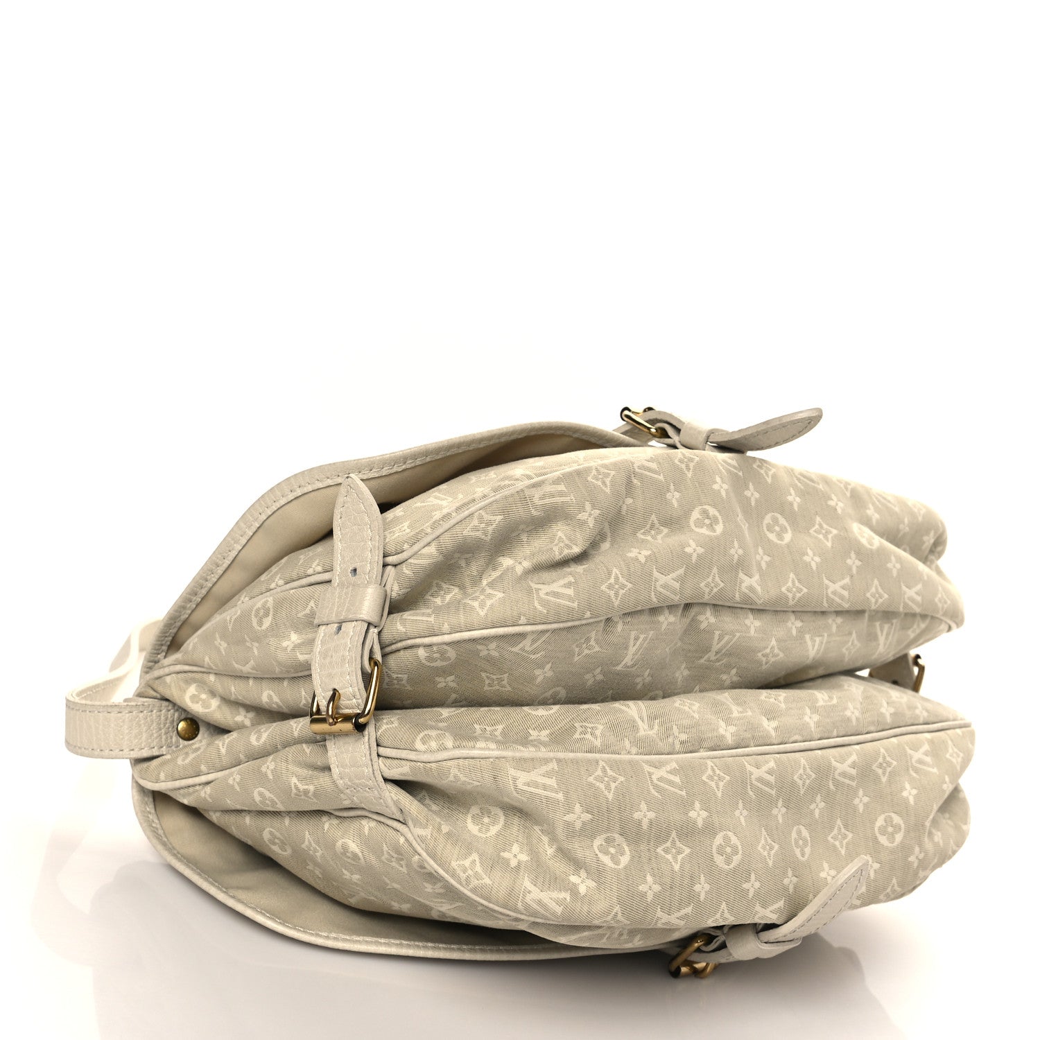 Louis Vuitton Monogram Mini Lin Saumur Dune 4 of 12