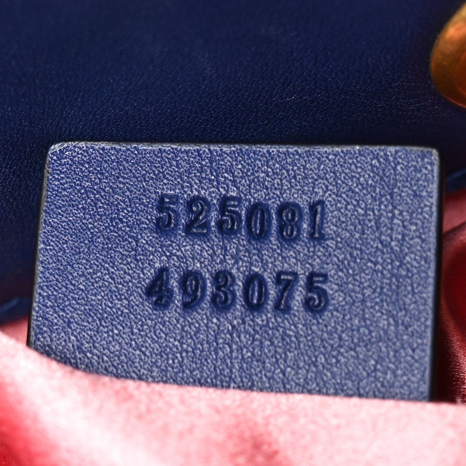 Gucci Velvet Matelasse GG Marmont Bucket Bag Cobalt Blue 7 of 10