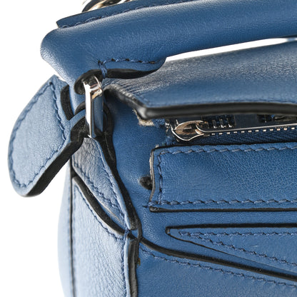Loewe Calfskin Mini Puzzle Bag Blue 12 of 12