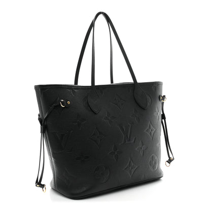 Louis Vuitton Empreinte Monogram Giant Neverfull MM Black 4 of 12