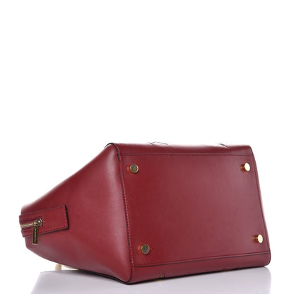Stella McCartney Eco Alter Nappa Star Embossed Cavendish Boston Bordeaux Yellow 4 of 12