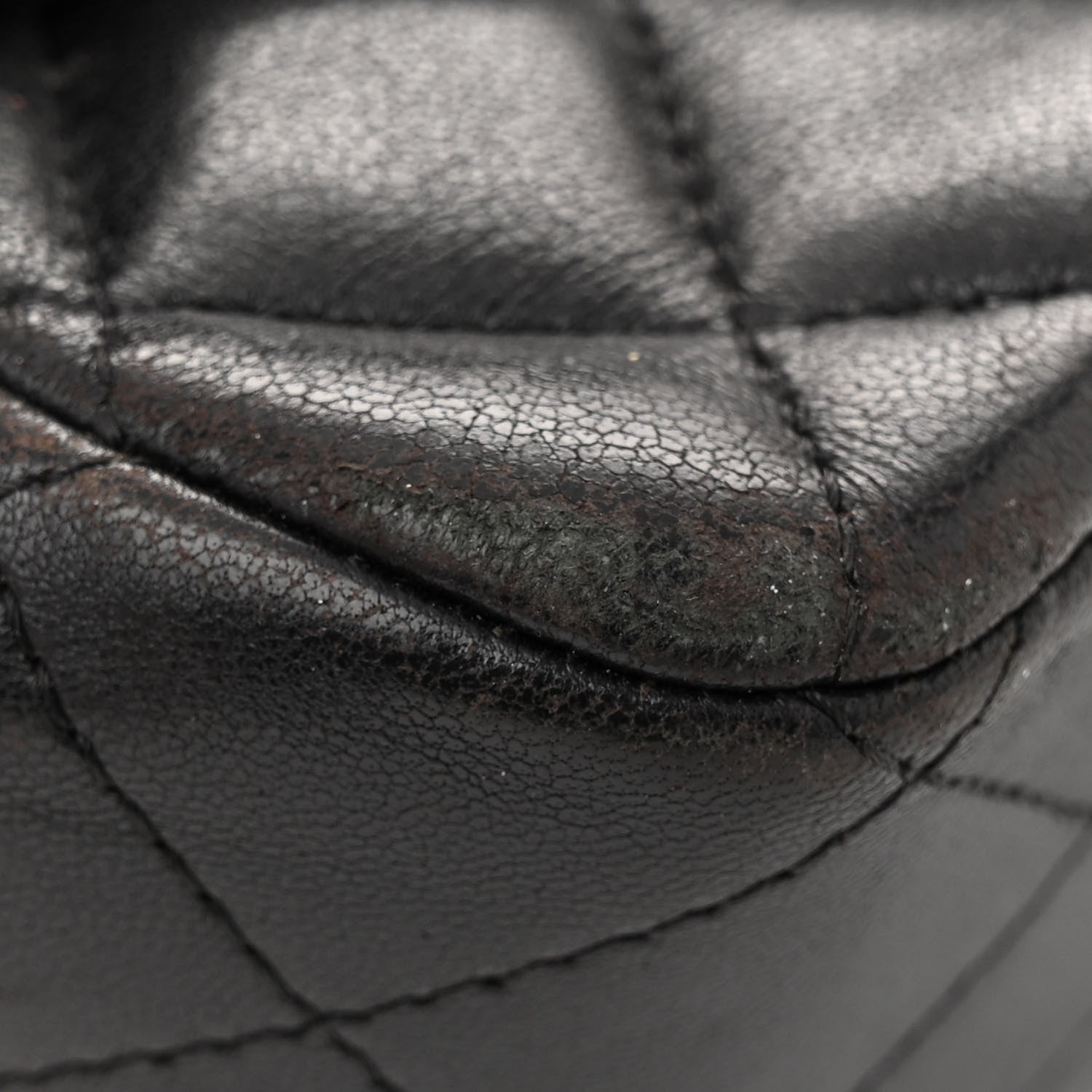 Chanel Lambskin Quilted Mini Square Flap Black 12 of 14