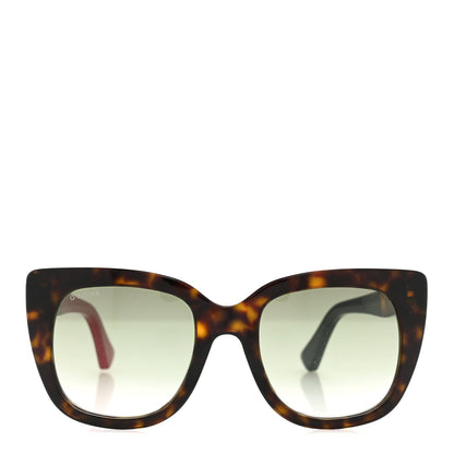 Gucci Cat Eye Sunglasses GG0163S Tortoise 2 of 8