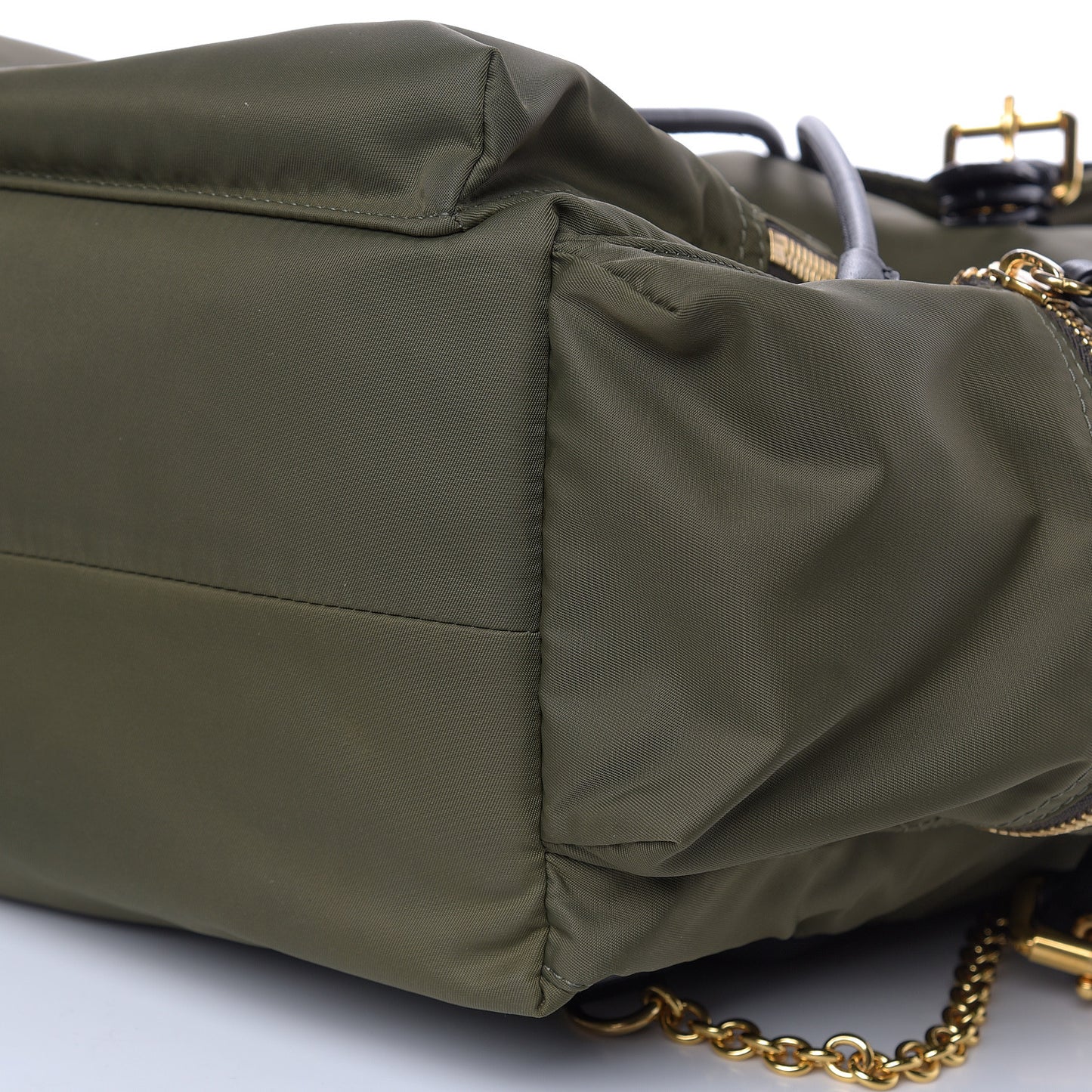 Nylon Large Rucksack Backpack Canvas Green