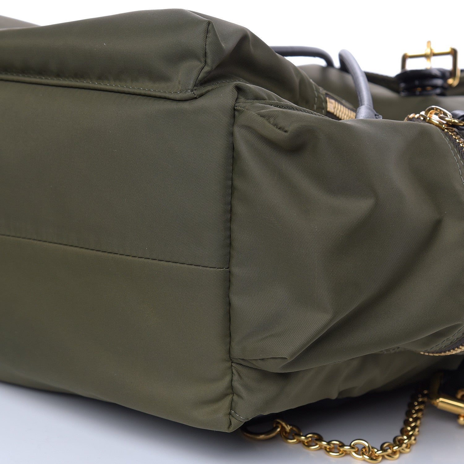 Burberry Nylon Large Rucksack Backpack Canvas Green 9 of 13