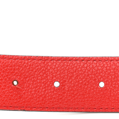 Louis Vuitton Monogram 30mm LV Initiales Reversible Belt 90 36 Coquelicot 5 of 5