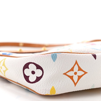 Louis Vuitton Monogram Multicolor Pochette Accessories White 6 of 7