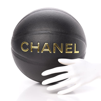 Chanel Lambskin Chain Net and Basketball Black Dark Gold 2 of 10