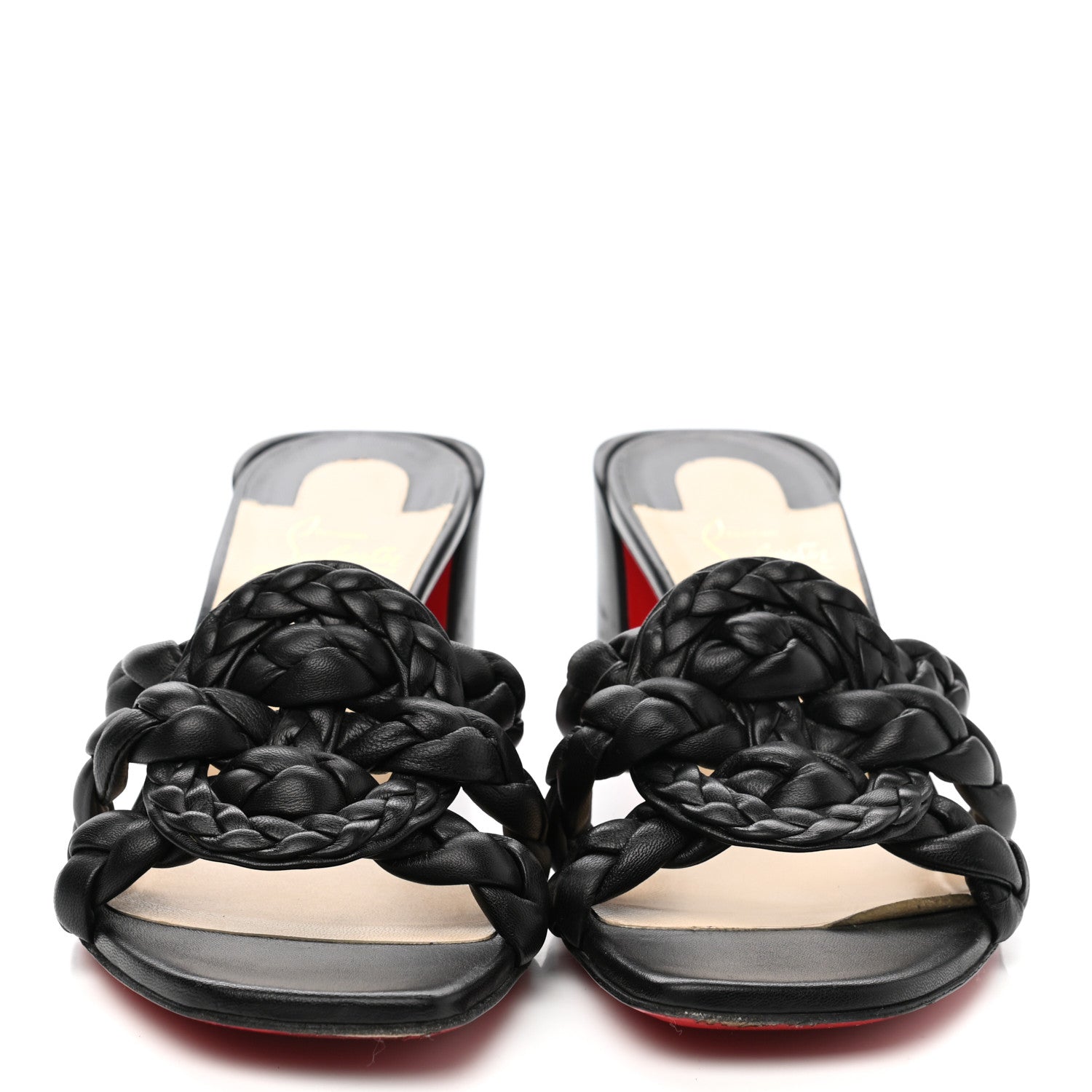 Christian Louboutin Nappa Marmela Mules 39.5 Black 2 of 12