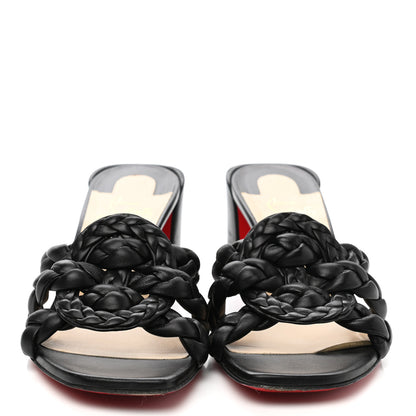 Christian Louboutin Nappa Marmela Mules 39.5 Black 2 of 12