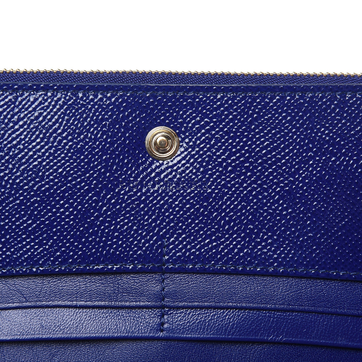 Burberry Patent Constantine Continental Wallet Blue 8 of 8