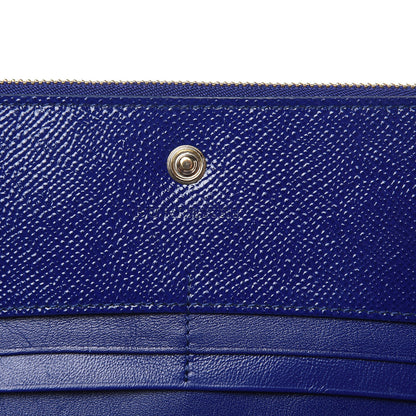 Burberry Patent Constantine Continental Wallet Blue 8 of 8