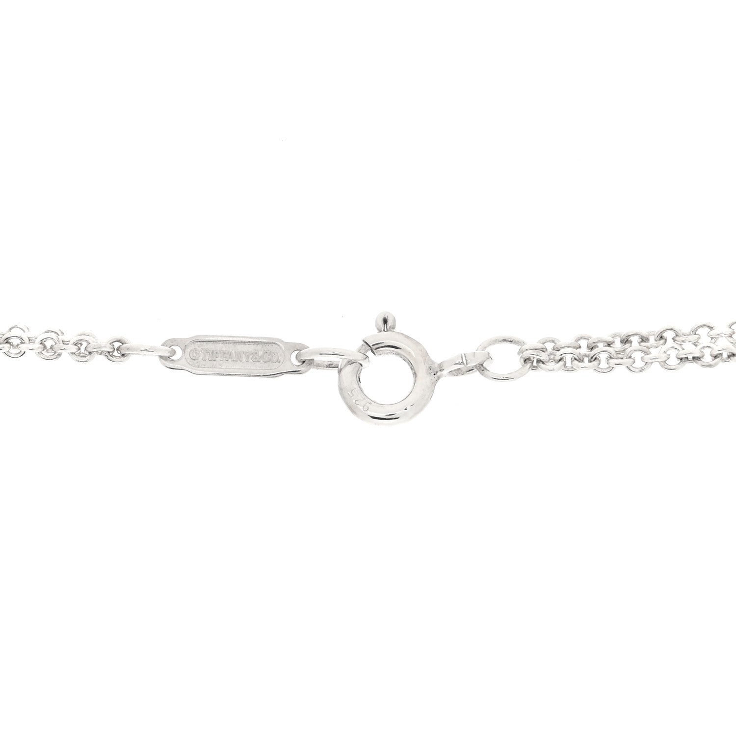 Tiffany Sterling Silver Infinity Pendant Necklace 3 of 4