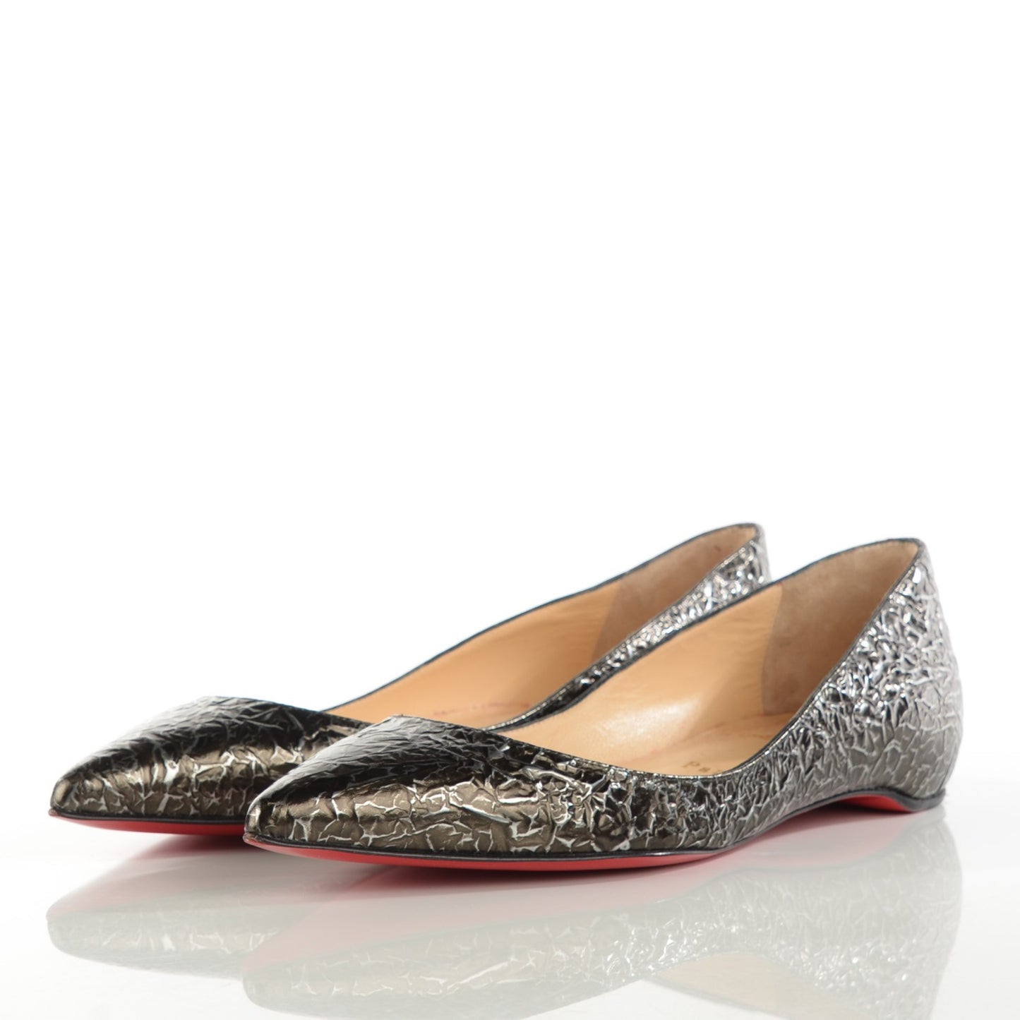 Metallic Pigalle Flats 38