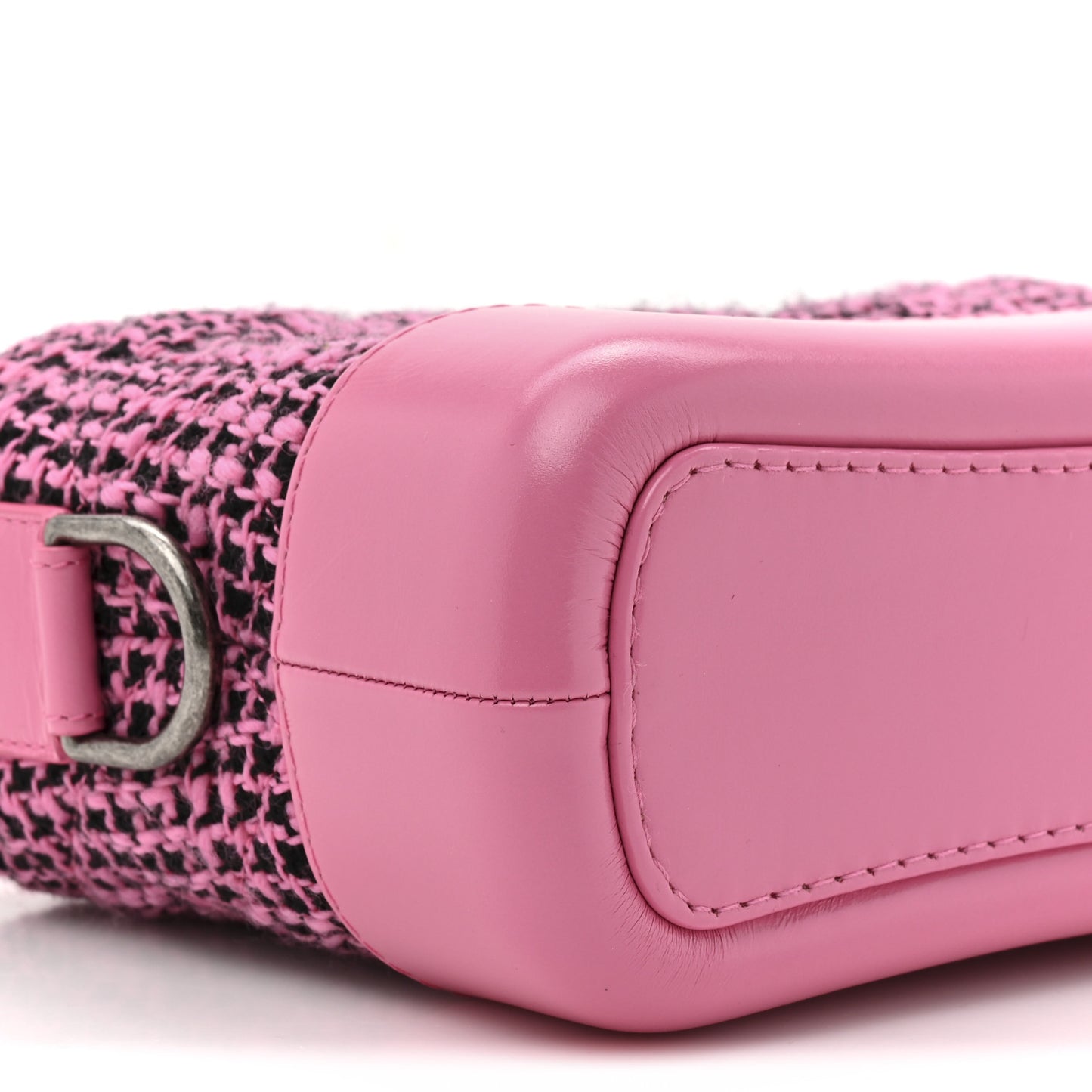 Tweed Calfskin Small Gabrielle Hobo Pink