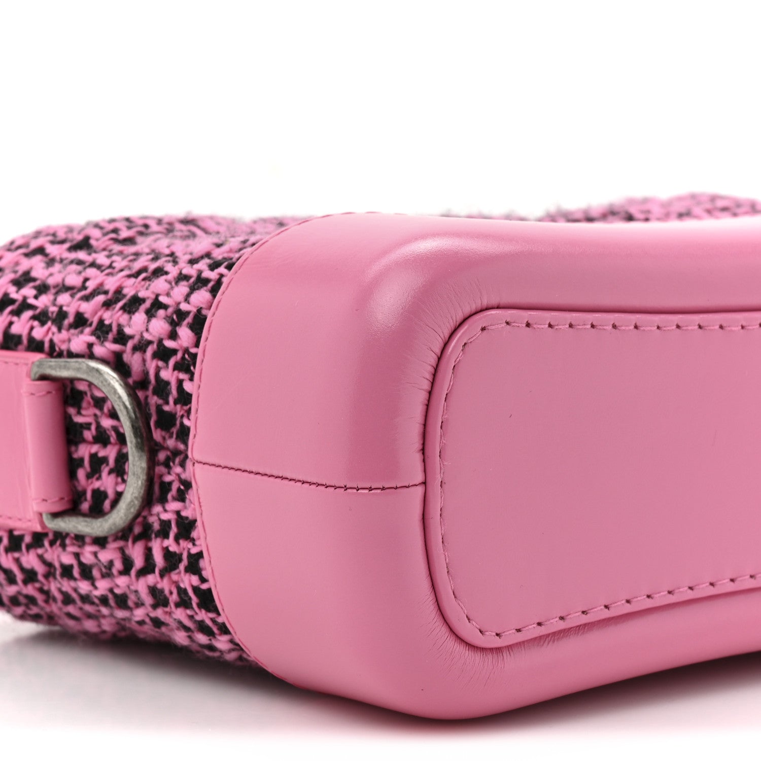 Chanel Tweed Calfskin Small Gabrielle Hobo Pink 9 of 10