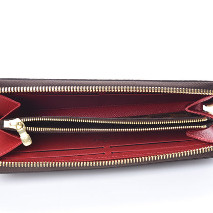 Louis Vuitton Damier Ebene Clemence Wallet Cherry 5 of 9