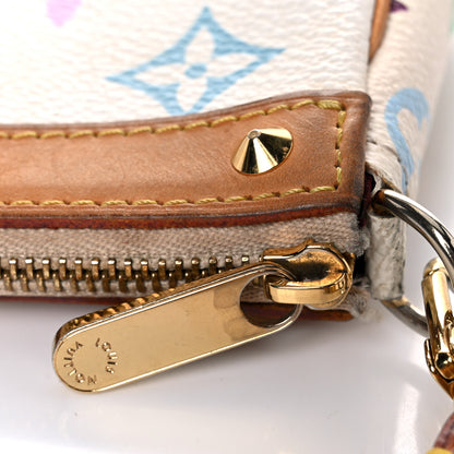 Louis Vuitton Monogram Multicolor Pochette Accessories White 21 of 23