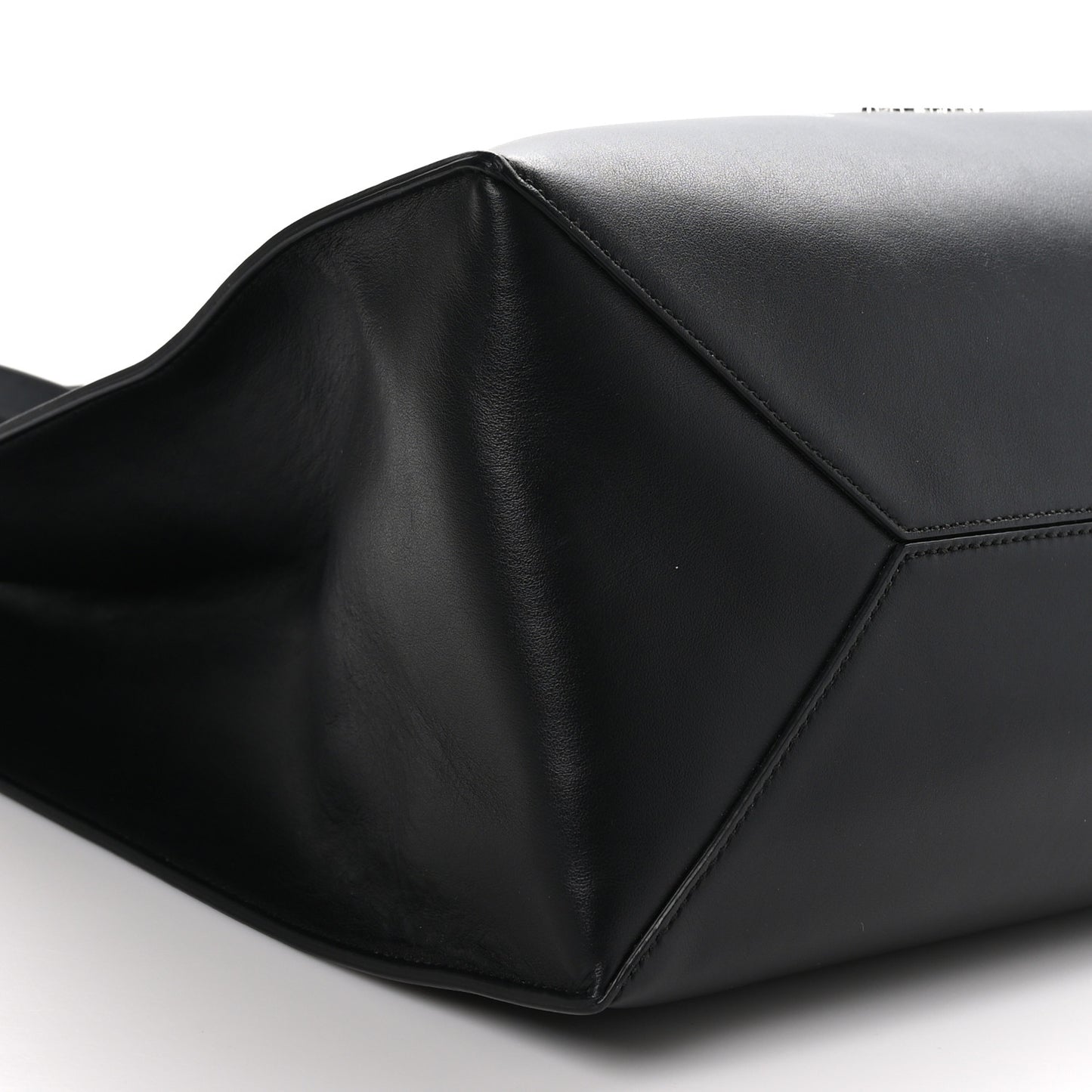 Calfskin Bambi Print Medium Stargate Shopper Tote Black