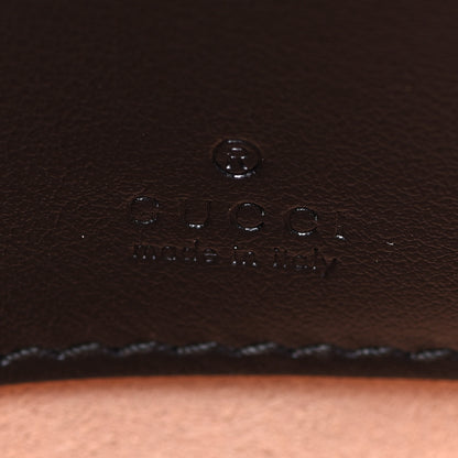 Gucci Calfskin Matelasse GG Marmont Round Wrist Wallet Black 7 of 9