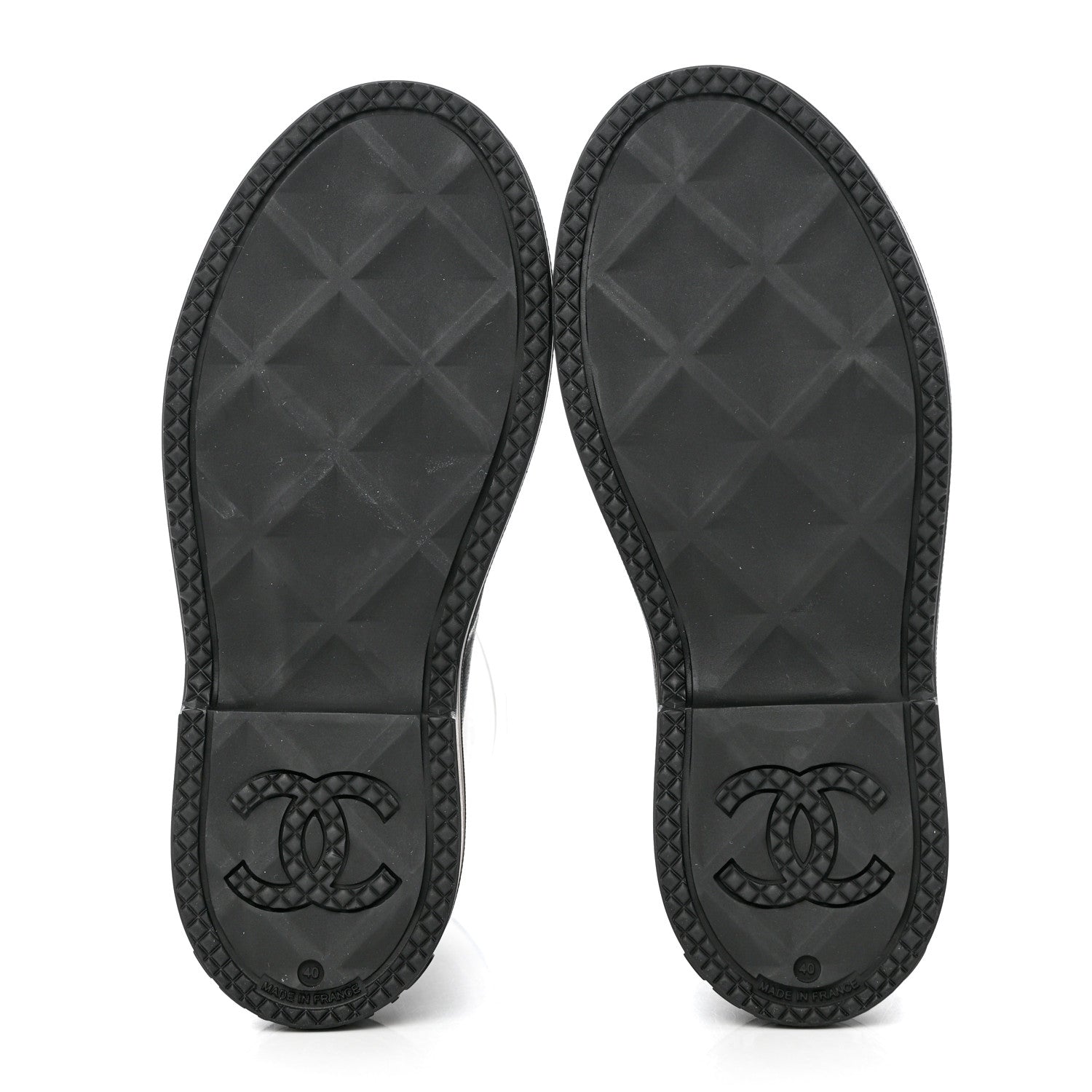 Chanel Caoutchouk CC High Boots 40 Black 5 of 12