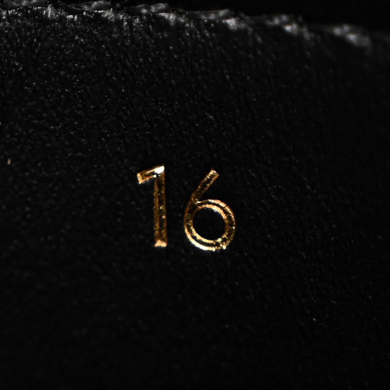 Celine Satinated Calfskin Mini 16 Top Handle Bag Black 9 of 16