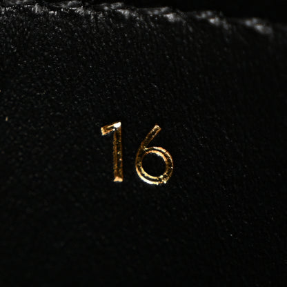 Celine Satinated Calfskin Mini 16 Top Handle Bag Black 9 of 16