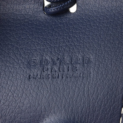 Goyard Calfskin Bag Clip Navy 4 of 5