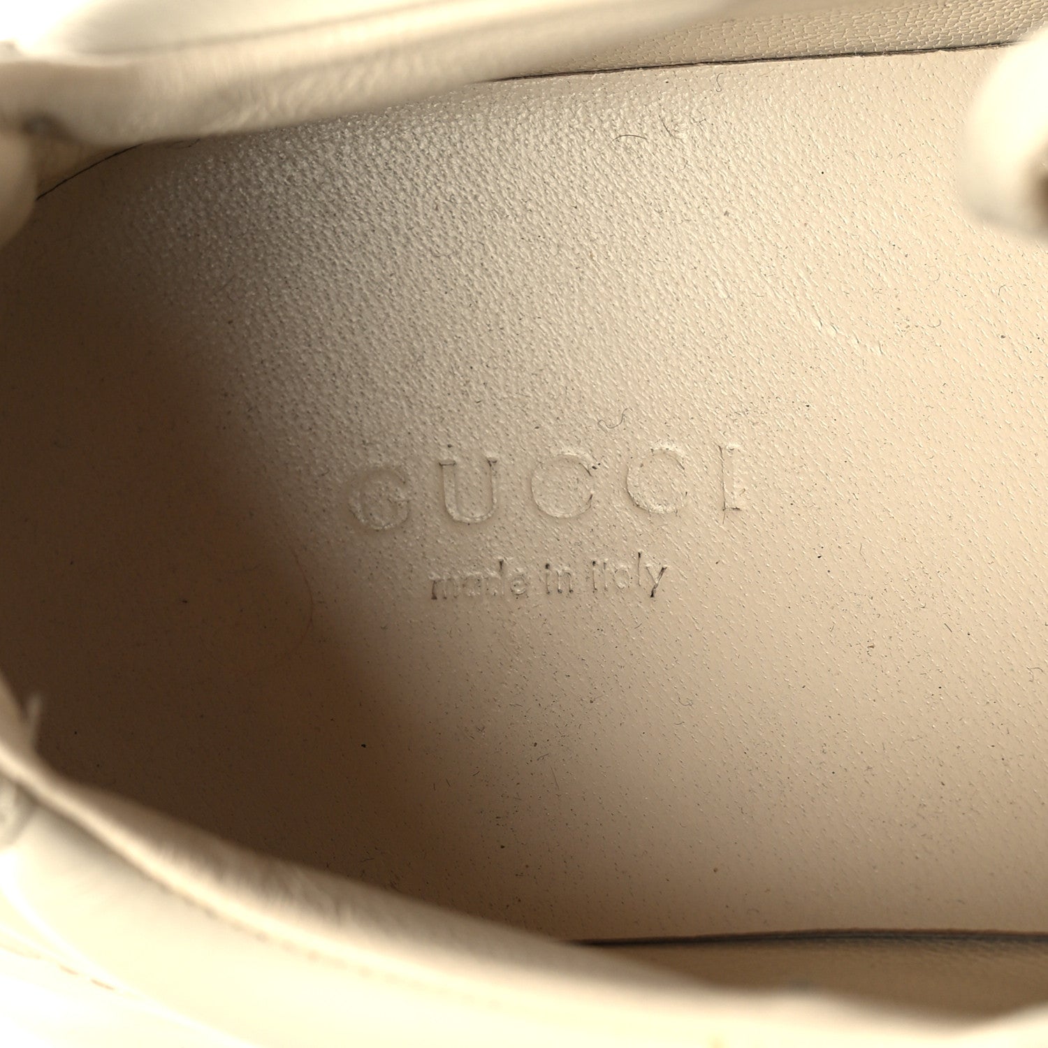 Gucci Calfskin Logo Womens Rhyton Sneakers 38 Ivory 8 of 8