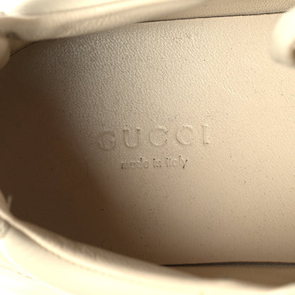 Gucci Calfskin Logo Womens Rhyton Sneakers 38 Ivory 8 of 8
