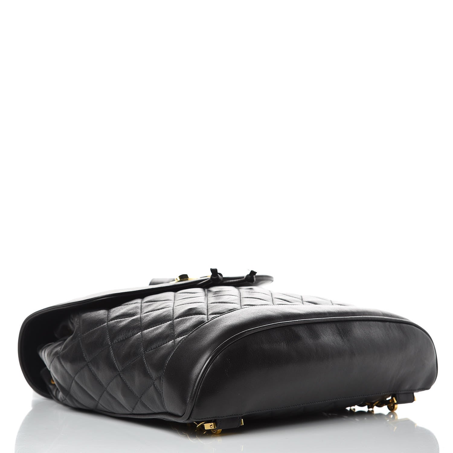 Chanel Lambskin Quilted Backpack Black 4 of 11