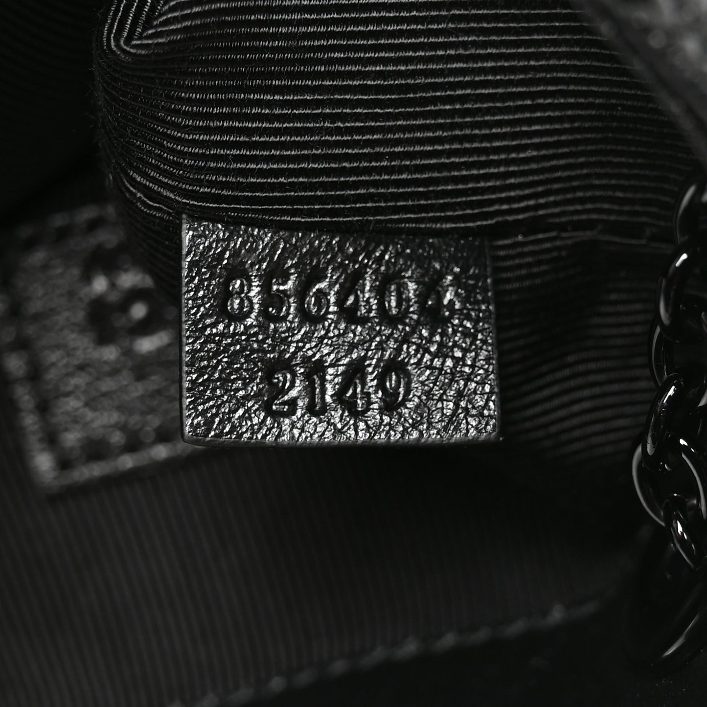 Calfskin Matelasse Monochrome Nano GG Marmont Bucket Bag Black
