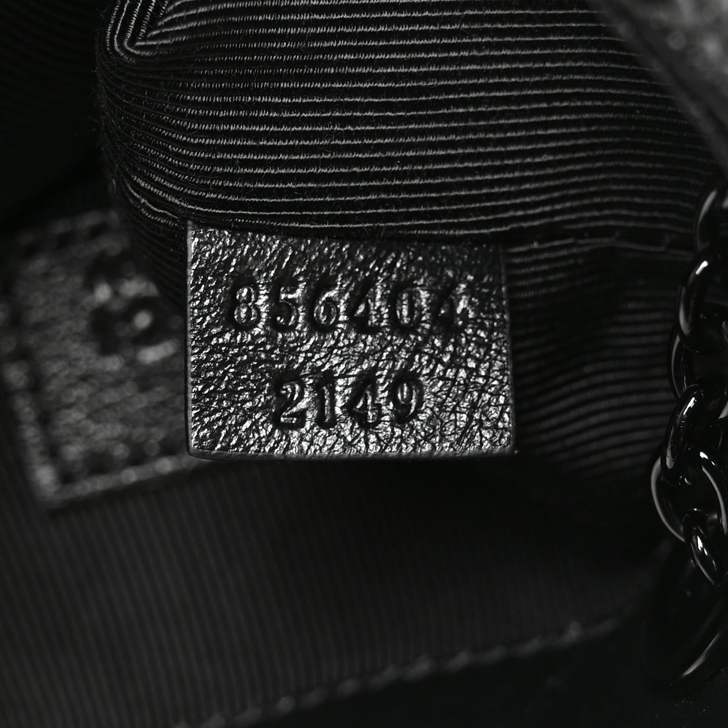 Gucci Calfskin Matelasse Monochrome Nano GG Marmont Bucket Bag Black 6 of 10