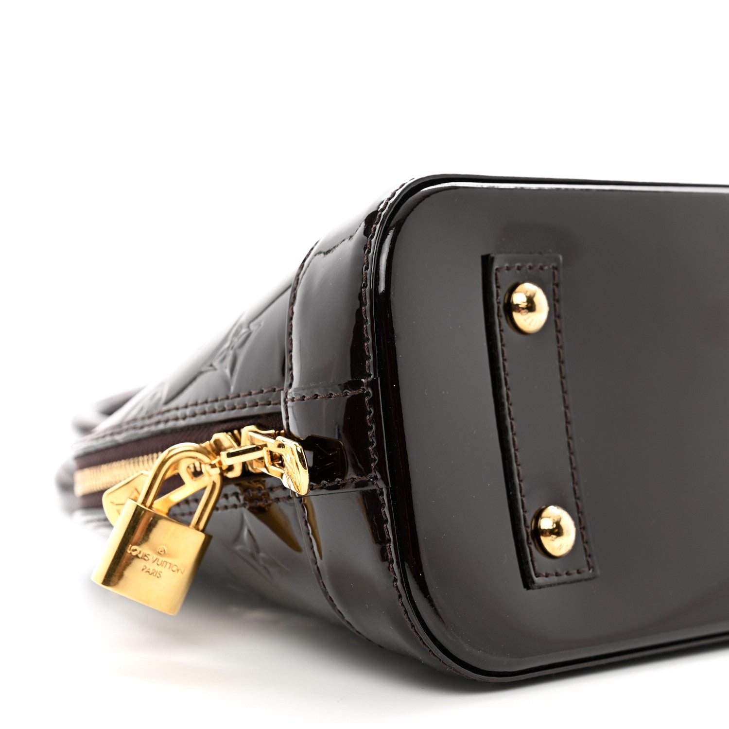 Louis Vuitton LOUIS VUITTON Vernis Alma BB Amarante 8 of 9