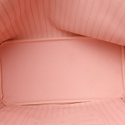 Louis Vuitton Damier Ebene Neo Neverfull MM Rose Ballerine 5 of 10