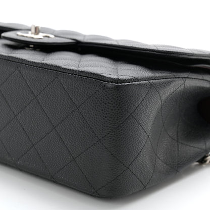 Chanel Caviar Quilted Jumbo Double Flap Black 10 of 10