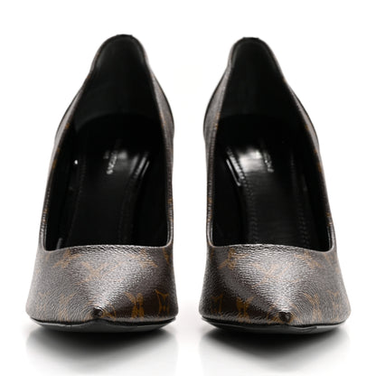 Louis Vuitton Monogram Cherie Pumps 41 Black 2 of 8