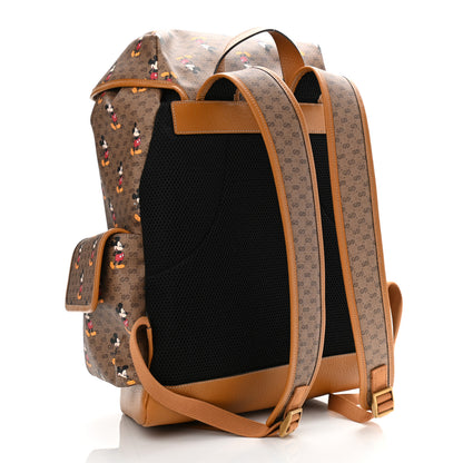 Gucci X DISNEY Mini Vintage GG Supreme Monogram Mickey Mouse Medium Backpack Beige Vintage Sun Oil 3 of 10