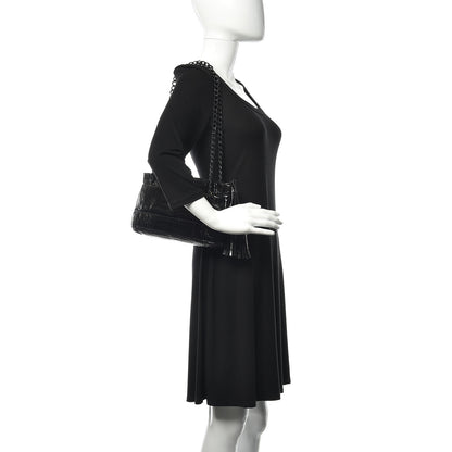 Nancy Gonzalez Crocodile Shoulder Bag Black 2 of 11