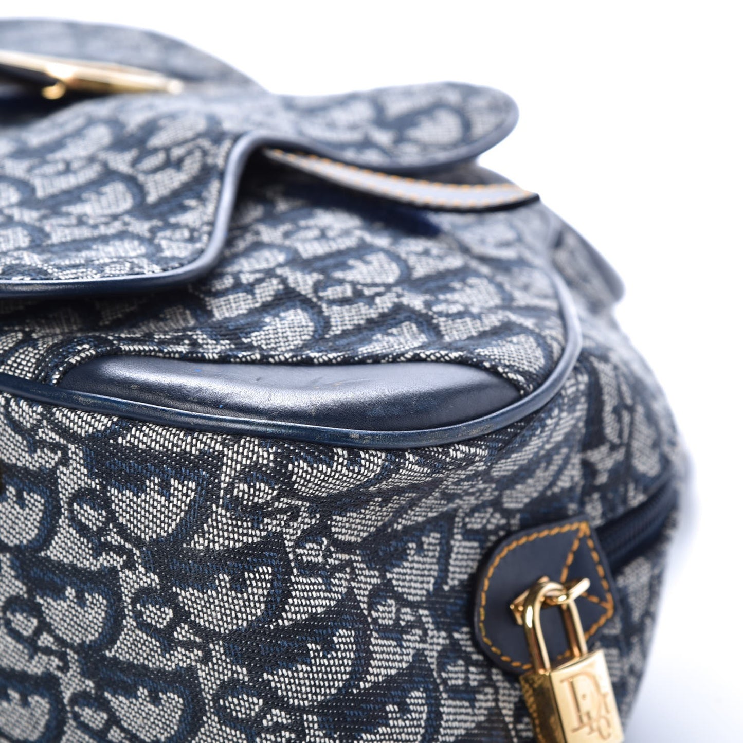 Monogram Saddle Bowler Navy