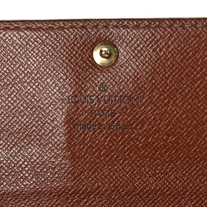 Louis Vuitton Monogram Porte-Monnaie Tresor Wallet 7 of 10