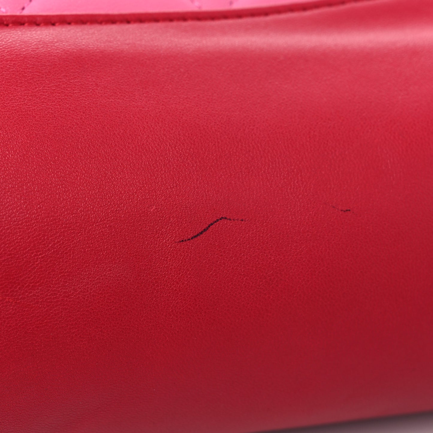 Lambskin Quilted Large 31 Shopping Bag Pink Light Red